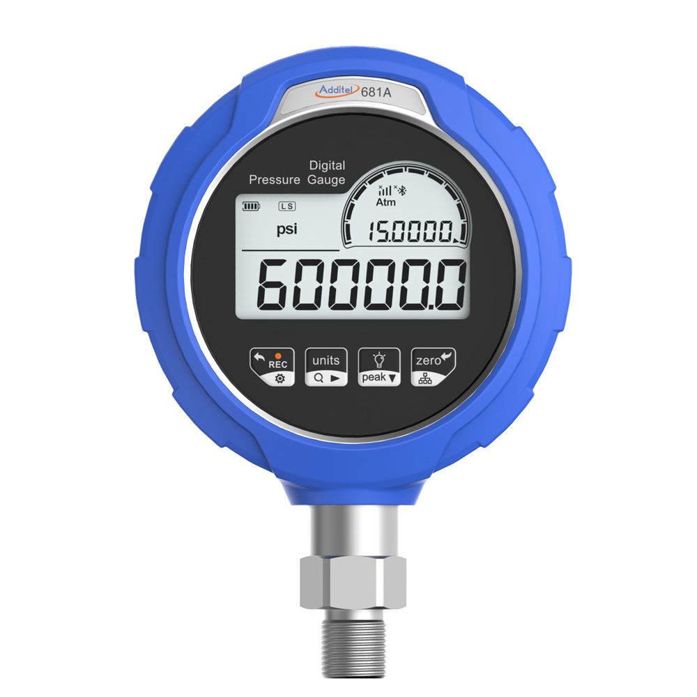 Additel ADT681A-02-GP300-PSI-N-DL ADT681A Digital Pressure Gauge, 0-300 psi, Data Logging