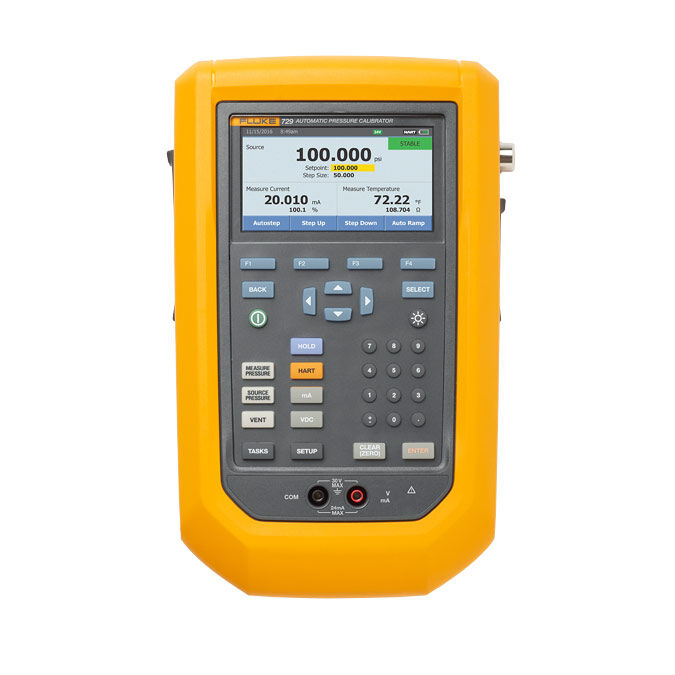 Fluke 729 Automatic Pressure Calibrator, 150 PSI, 10 BAR