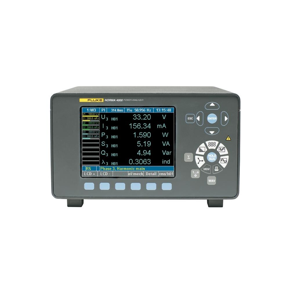 Fluke N4K 3PP50 Norma 4000 3 Phase Precision Power Analyzer with PP50 Modules