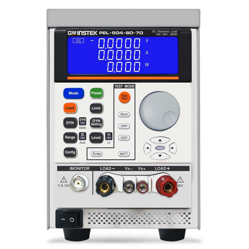 GW Instek PEL-504-80-70 350W 80V/70A Programmable DC Power Supply, Load