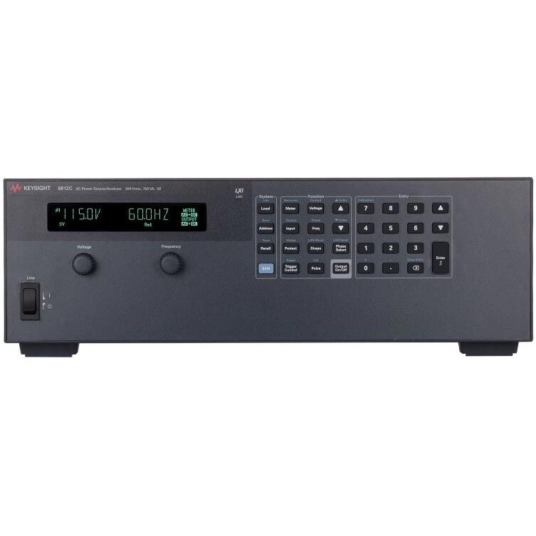 Keysight 6812C AC Source/Analyzer, 750 VA, 0-300 Vrms, singlephase