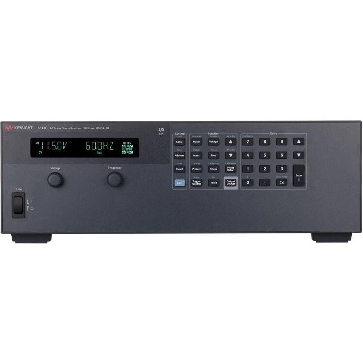 Keysight 6813C AC source/analyzer, 1750 VA, 0-300 Vrms, singlephase